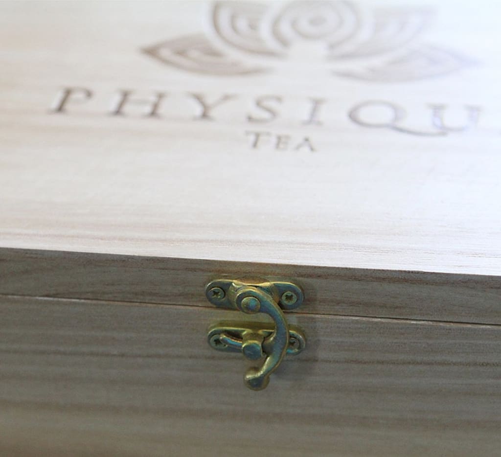 Wooden Tea Box Gift - Physique Tea